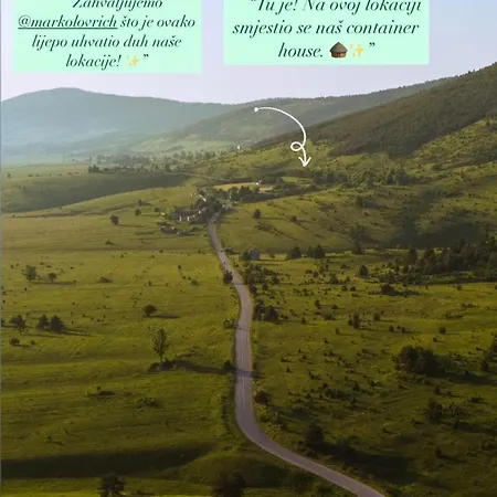 Domek alpejski Container House Kod Cupe Kupres (Canton 10)